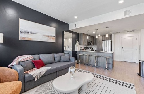 Downtown Salt Lake City Apartamento | Stylish 1BR w/ Gym, Walk to Temple Square