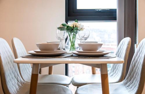 Sheffield City Centre Apartamento | Stylish 2 Bed Apt 104 - City Centre, FREE Parking, Coffee Machine & Netflix - Hosted by Stay Host Save