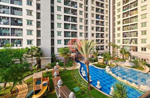 Kelapa Gading Barat Apartamento | Stylish 2BR MOI Apt with Pool, Gym, Wi-Fi