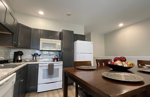 Johnson City Casa | Stylish 2BR Townhome with Garage & Modern Flair