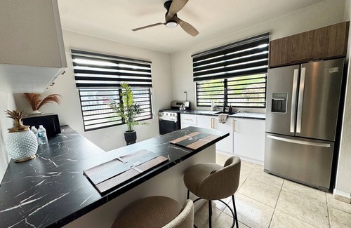 Aguadilla Casa | Stylish 3-bedroom house with King Suite, Pool, Terrace, AC, WiFi in Aguadilla