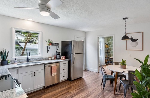 Mebane Casa | Stylish 3-BR Boho Cottage Walkable to Downtown Mebane