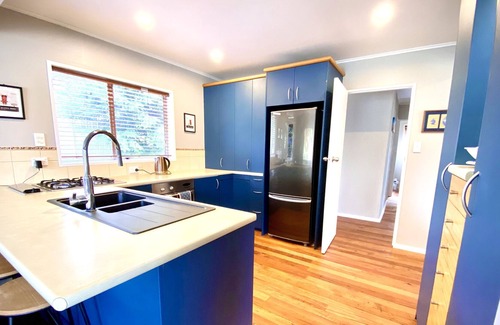 Lowburn Casa | Casa de vacaciones elegante y soleado en Cromwell