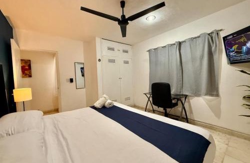 Colonia Campestre Casa | Stylish Apt for 5 Pool & Private Garden