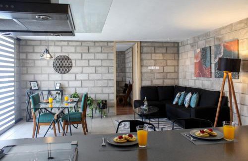 Downtown Guadalajara Apartamento | Stylish Authentic Loft w Gym
