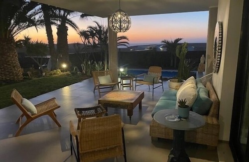 Tindaya Casa | Stylish Desert Oasis with great ocean and mountain views