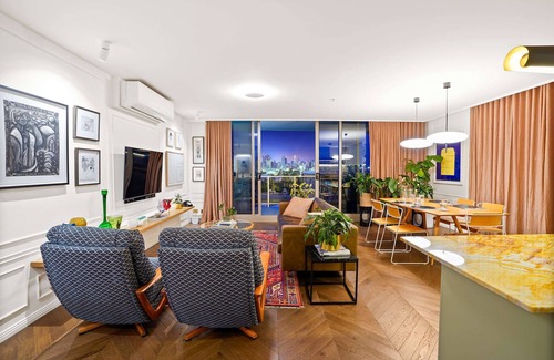 Footscray Apartamento | Stylish Executive Apt Stunning views/city skyline