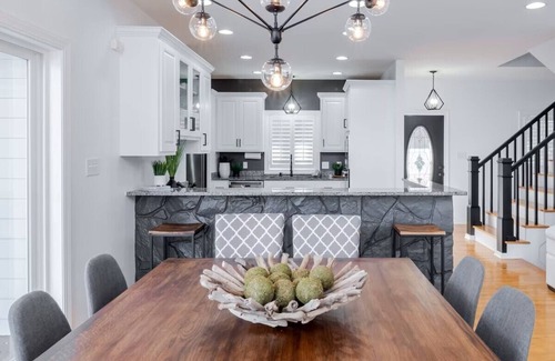 Littleton Casa | Stylish & Fresh Gaston Lakefront Retreat – Water Trampoline, Hot Tub, Family Fun