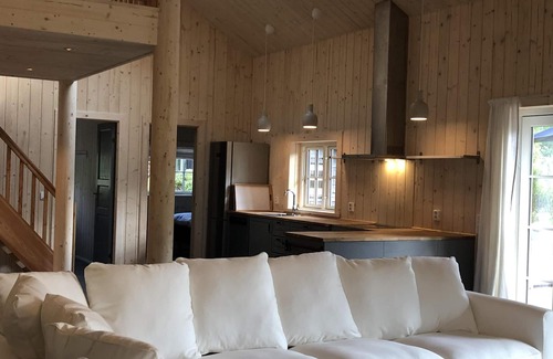 Vaxtorp Casa | Casa del lago moderna y elegante