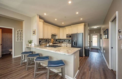 Waterfront Greens Casa | New! Caddyshack: Lake Access, Fireplace, Hot Tub, Fire Pit!