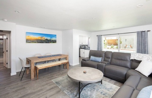 San Luis Obispo Casa | Stylish Retreat | Patio, Grill, Sleeps 7 w/ Game Room