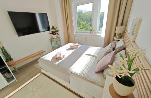 Prague 5 Apartamento | Stylish Studio Apartment, Prague Smichov, Parking, Free Gym
