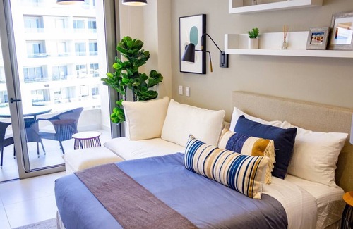 Colonia El Progreso Condominio | Stylish Studio with Balcony @ Vista Vela 3, Mexico
