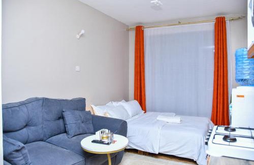 Kiambu Apartamento | Stylish Studio with Rooftop Pool in Nairobi-JoJo Homes
