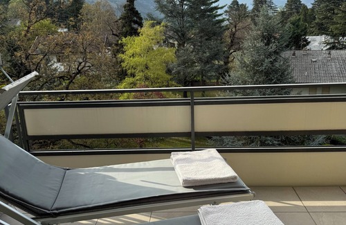 Merano Apartamento | Ático - apartamento de diseño de 85m ² con gran terraza panorámica en zonas verdes