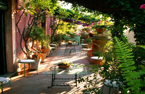 Taormina Villa | Vista al mar Etna teatro griego centro Taormina terrazas jardín