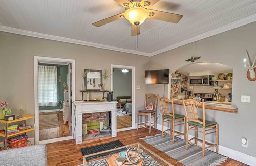 Woodfin Casa | Stylish Woodfin Home w/ Backyard & Fire Pit