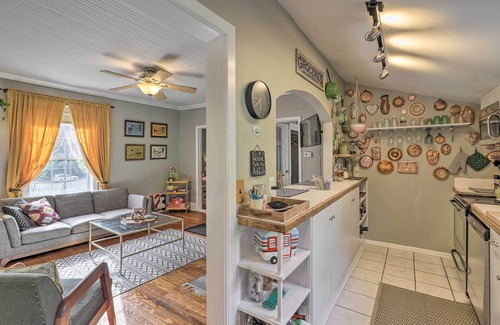 Woodfin Casa | Stylish Woodfin Home w/ Backyard & Fire Pit