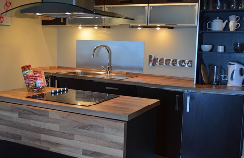 Aberystwyth Apartamento | Elegante apartamento amueblado frente al mar en Mid Wales