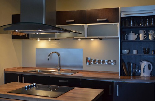 Aberystwyth Apartamento | Elegante apartamento amueblado frente al mar en Mid Wales