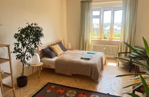 Vrsovice Apartamento | Stylový a slunný byt s uměleckým nádechem v blízkosti centra