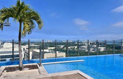 Jacarepagua Apartamento | Suíte com jardim e piscina na Barra RJ