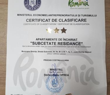 Bistrita Apartamento | Subcetate Residence