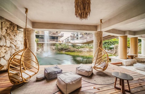 Playa Paraiso Condominio | Sublime 1BR w Jungle Patio | Cenote | Gym | CoWork