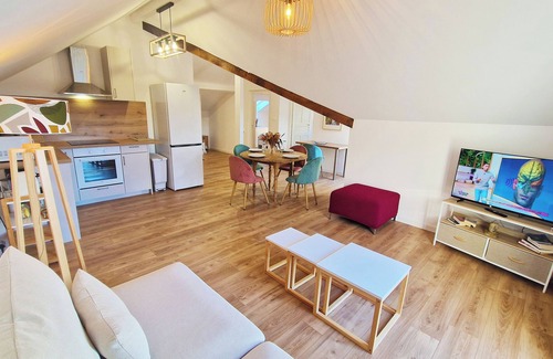 Ville-di-Pietrabugno Apartamento | Sublime ROOFTOP sea and mountain view on the heights of Bastia