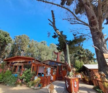 Isla Negra Cabina | Suite con DESAYUNO SOLO PARA DOS Ó Cabañas familiares Los PINARES DEL MAR -Pet friendly