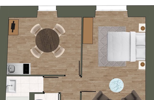 Aubin Cama Y Desayuno | Suite-De Lujo-Baño Privado-Vista al Parque