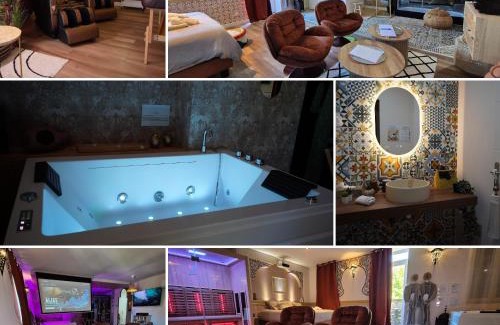 Serrieres Apartamento | Suite Luxe Spa Balneo Sauna Hammam Projecteur