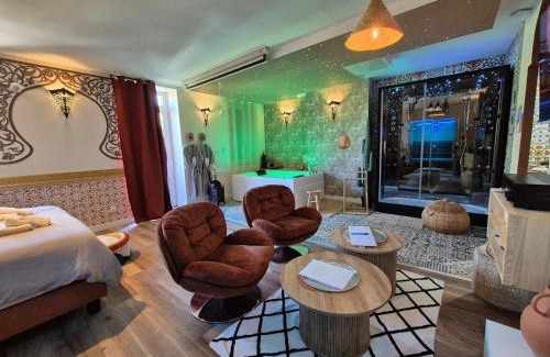 Serrieres Apartamento | Suite Luxe Spa Balneo Sauna Hammam Projecteur