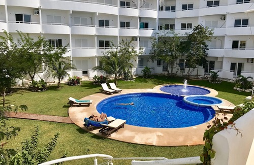 Cozumel Apartamento | Suite con piscina a 500m de la playa con coche de alquiler.