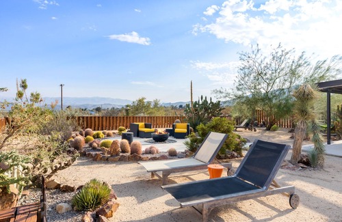 Joshua Tree Casa | 🌵 Sukha Life Hideaway - Hot Tub, Fire Pit, Privacy and Endless Views! 🌵