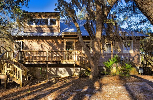 Eastpoint Casa | Summer 2025 Still Available! 2 Private homes! Bayfront w/ dock! 8.74 acres!