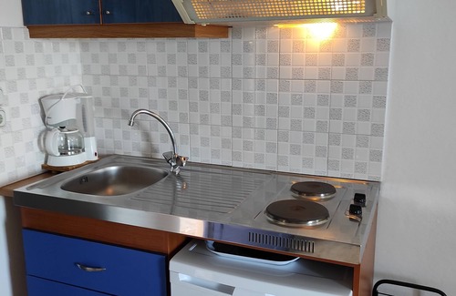 Kastri Apartamento | Sensación de verano en el estudio con fantásticas vistas al mar para 2-3 personas.