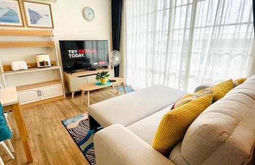 Khao Takiab Apartamento | Summer Huahin712,Side sea view,Near Beach&Cicada,Beautiful Swimming pool