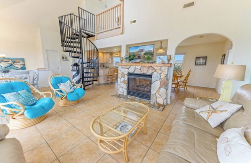 Buxton Casa | Vista del Faro de Hatteras! Vista al mar Buxton: piscina, jacuzzi, sala de juegos, se admiten perros