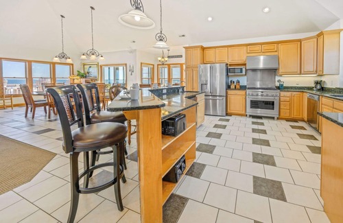 Avon Casa | SUMMER SAVINGS - Premier Oceanfront w/ Pool, Hot Tub, Elevator, Sauna, Game Room