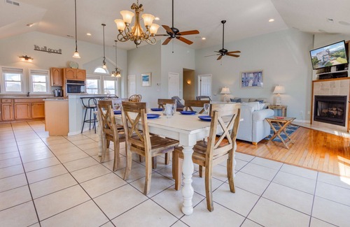 Wind Over Waves Casa | SUMMER SAVINGS-Sound Views, Dog Friendly w/ Private Pool, Hot Tub, & Boat Access