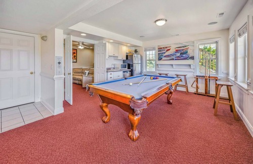 Wind Over Waves Casa | SUMMER SAVINGS- Soundside Dog Friendly Home w Pool, Hot Tub, Basketball, Theater