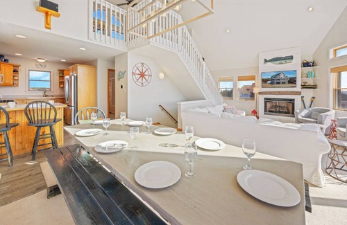 Waves Casa | Encanto de la isla con vista al mar con nueva piscina espectacular, bañera de hidromasaje, sala de juegos, apto para perros