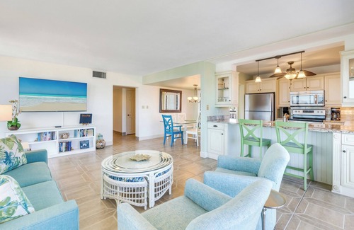 Sanibel Condominio | Reloj de sol de lujo de 2 dormitorios frente al mar F401 en el Golfo de México