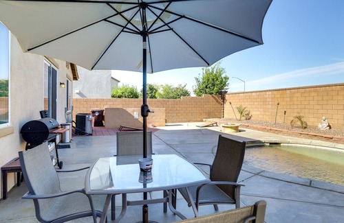 Coachella Cabaña | Sunny California Retreat - Pool, Patio & Grill!
