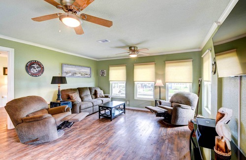Freeport Casa | Sunny Freeport Home on Canal: Fish On-Site!