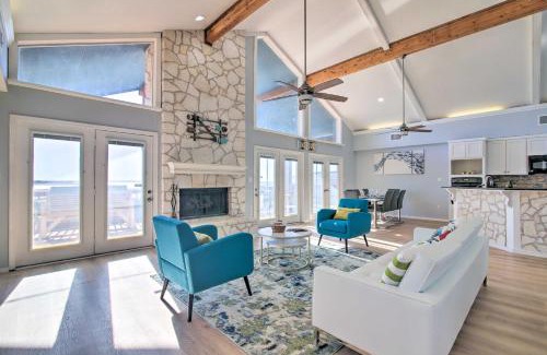 Burnet Casa | Sunny Lakefront Escape with Private Beach and Deck