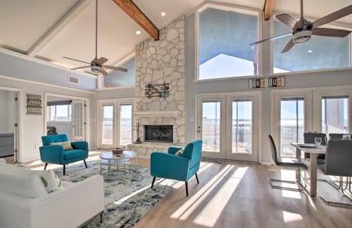 Burnet Casa | Sunny Lakefront Escape with Private Beach and Deck