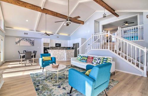 Burnet Casa | Sunny Lakefront Escape with Private Beach and Deck