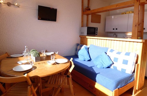 Piau Engaly Apartamento | Estudio para 4 personas en Piau-Engaly con balcón, ascensor y vista sur montaña